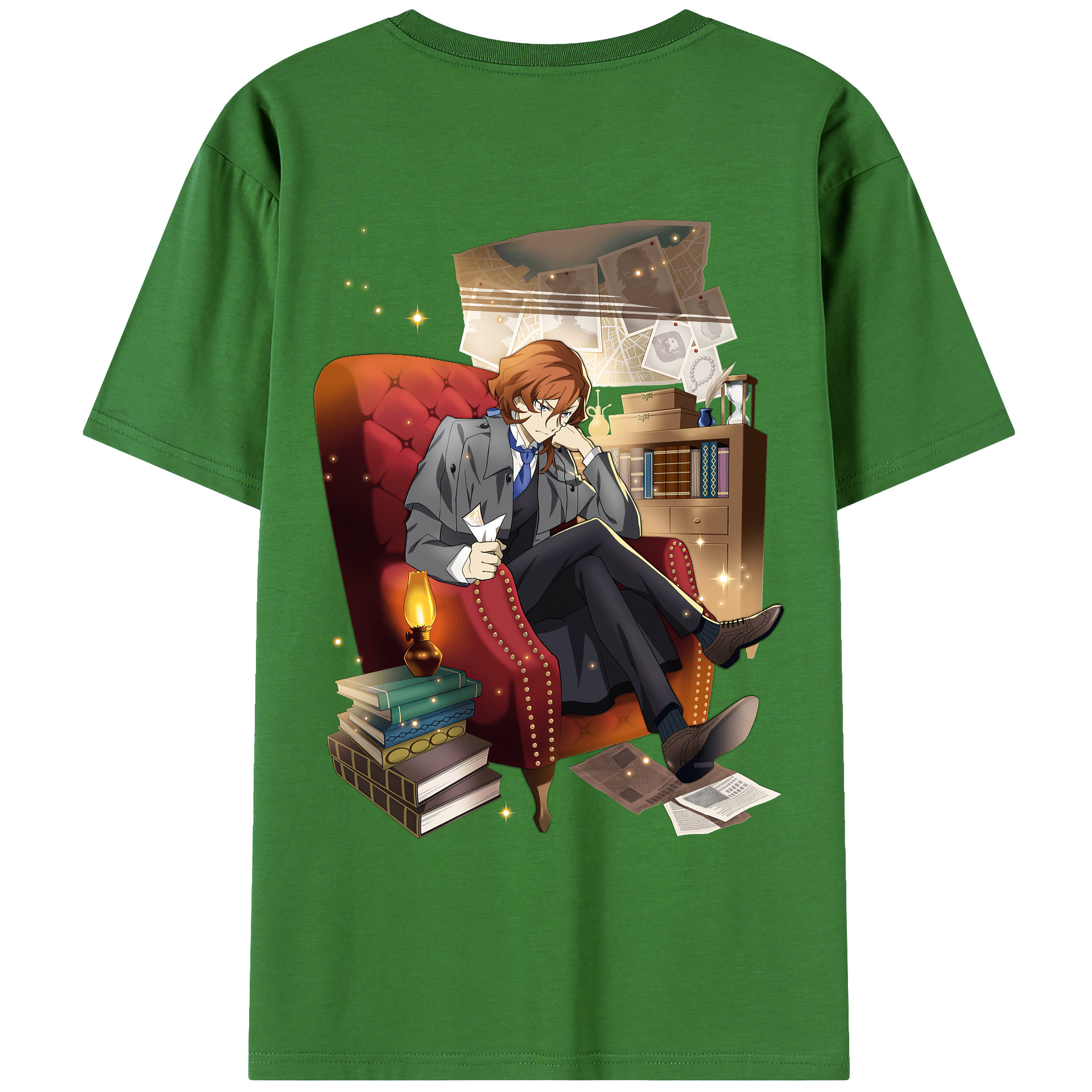 （画像用） 文豪ストレイドッグス Bungo Stray Dogs レディース半袖Tシャツ(バックプリント)